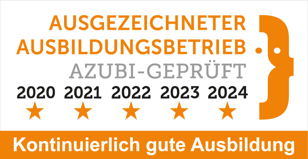 Ausgezeichnete Ausbildung 5-Jahre